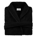 Szlafrok frotte Prestiż XXL czarny bawełniany hotelowy 450g/m2