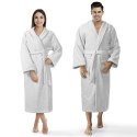 Szlafrok frotte Prestiż XS szary bawełniany hotelowy 450g/m2 Szlafrok frotte Prestiż XS szary bawełniany hotelowy 450g/m2