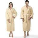 Szlafrok frotte Prestiż S/M beżowy bawełniany hotelowy 450g/m2 Szlafrok frotte Prestiż S/M beżowy bawełniany hotelowy 450g/m2