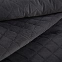 Narzuta dekoracyjna 170x210 Milo czarna romby geometria welurowa Eurofirany Narzuta dekoracyjna 170x210 Milo czarna romby geometria welurowa Eurofirany