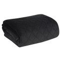 Narzuta dekoracyjna 170x210 Milo czarna romby geometria welurowa Eurofirany Narzuta dekoracyjna 170x210 Milo czarna romby geometria welurowa Eurofirany