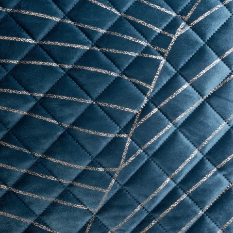 Narzuta dekoracyjna 170x210 Musa 2 granatowa złota liście welurowa Limited Collection Eurofirany Narzuta dekoracyjna 170x210 Musa 2 granatowa złota liście welurowa Limited Collection Eurofirany