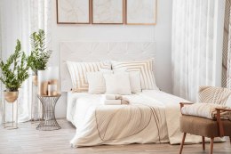 Świecznik 15x20 Blanca 7 biały złoty ze szkła artystycznego Limited Collection Eurofirany