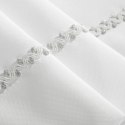 Komplet serwetek 30x40 Elima 4 szt. białe z lamówką ze srebrnymi elementami w pudełku Eurofirany Komplet serwetek 30x40 Elima 4 szt. białe z lamówką ze srebrnymi elementami w pudełku Eurofirany