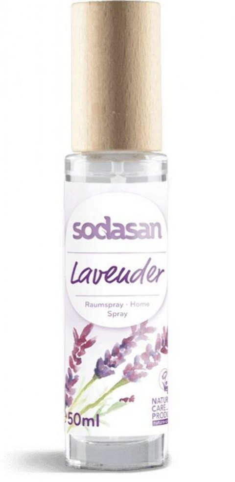 Odświeżacz powietrza lawenda w sprayu 50ml bio Sodasan Odświeżacz powietrza lawenda w sprayu 50ml bio Sodasan