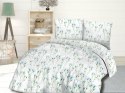 Pościel bawełniana 160x200 biała miętowa łąka 71463/1 Cottonlove 3 Pościel bawełniana 160x200 biała miętowa łąka 71463/1 Cottonlove 3