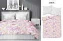 Pościel bawełniana 160x200 serca napisy love happy valentines day biała różowa 2385 A Holland Home walentynkowa Pościel bawełniana 160x200 serca napisy love happy valentines day biała różowa 2385 A Holland Home walentynkowa