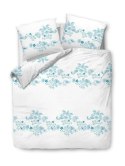 Pościel bawełniana 220x200 biała turkusowa ornamenty 71464/1 Cottonlove 3 Pościel bawełniana 220x200 biała turkusowa ornamenty 71464/1 Cottonlove 3