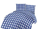 Pościel bawełniana 220x200 granatowa biała kratka 71465/1 Cottonlove 3 Pościel bawełniana 220x200 granatowa biała kratka 71465/1 Cottonlove 3