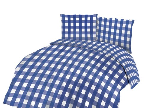 Pościel bawełniana 220x200 granatowa biała kratka 71465/1 Cottonlove 3 Pościel bawełniana 220x200 granatowa biała kratka 71465/1 Cottonlove 3