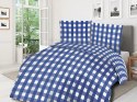 Pościel bawełniana 220x200 granatowa biała kratka 71465/1 Cottonlove 3 Pościel bawełniana 220x200 granatowa biała kratka 71465/1 Cottonlove 3