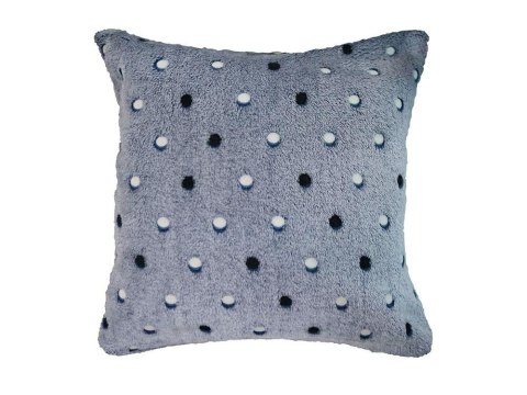 Poszewka dekoracyjna 40x40 Neon navy granatowa groszki Neon 240g/m2
