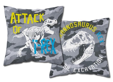 Poszewka świecąca w ciemności 40x40 dinozaury t-rex moro wojskowe PF 06 fluorescencyjna Poszewka świecąca w ciemności 40x40 dinozaury t-rex moro wojskowe PF 06 fluorescencyjna