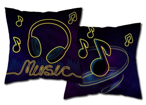Poszewka świecąca w ciemności 40x40 player słuchawki fioletowa PF 09 fluorescencyjna Poszewka świecąca w ciemności 40x40 player słuchawki fioletowa PF 09 fluorescencyjna