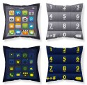 Poszewka świecąca w ciemności 40x40 telefon iPhone PF 10 fluorescencyjna Poszewka świecąca w ciemności 40x40 telefon iPhone PF 10 fluorescencyjna