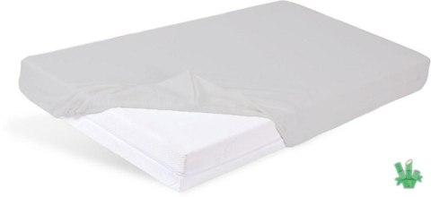 Prześcieradło bambusowe z gumką 80x160 Bamboo 42 szare do łóżeczka dziecięce
