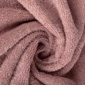 Ręcznik 30x50 Amanda pudrowy różowy z ozdobną welurową bordiurą w pasy frotte 500 g/m2 Eurofirany Ręcznik 30x50 Amanda pudrowy różowy z ozdobną welurową bordiurą w pasy frotte 500 g/m2 Eurofirany