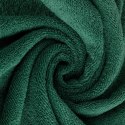 Ręcznik 30x50 Amanda zielony ciemny z ozdobną welurową bordiurą w pasy frotte 500 g/m2 Eurofirany Ręcznik 30x50 Amanda zielony ciemny z ozdobną welurową bordiurą w pasy frotte 500 g/m2 Eurofirany