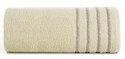 Ręcznik 30x50 Jasper beżowy szybkoschnący z ozdobną bordiurą w pasy 380g/m2 frotte Eurofirany Ręcznik 30x50 Jasper beżowy szybkoschnący z ozdobną bordiurą w pasy 380g/m2 frotte Eurofirany