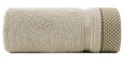Ręcznik 70x140 Kinga beżowy z ozdobną bordiurą w pasy 485g/m2 frotte Eurofirany Ręcznik 70x140 Kinga beżowy z ozdobną bordiurą w pasy 485g/m2 frotte Eurofirany