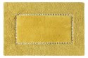 Dywanik 50x70 Chic musztardowy z bawełny zdobiony kryształkami w stylu glamour Eurofirany
