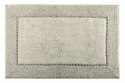 Dywanik 60x90 Chic beżowy z bawełny zdobiony kryształkami w stylu glamour Eurofirany