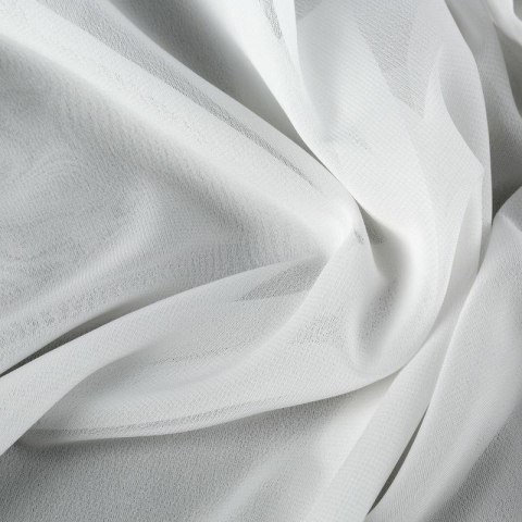 Firana 140x250 Dalia biała gotowa na przelotkach z gładkiej matowej etaminy Eurofirany Firana 140x250 Dalia biała gotowa na przelotkach z gładkiej matowej etaminy Eurofirany
