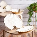 Patera ceramiczna 53x23x7 Hiral 3 niebieska złota liść Eurofirany Patera ceramiczna 53x23x7 Hiral 3 niebieska złota liść Eurofirany