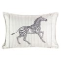 Poduszka dekoracyjna 45x30 Akua dwustronna zebra biała szara geometria Eurofirany Poduszka dekoracyjna 45x30 Akua dwustronna zebra biała szara geometria Eurofirany