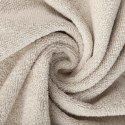 Ręcznik 30x50 Amanda beżowy z ozdobną welurową bordiurą w pasy frotte 500 g/m2 Eurofirany Ręcznik 30x50 Amanda beżowy z ozdobną welurową bordiurą w pasy frotte 500 g/m2 Eurofirany