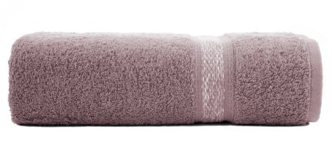 Ręcznik 50x90 Altea pudrowy różowy z ozdobną bordiurą z melanżowym pasem frotte 500 g/m2 Eurofirany Ręcznik 50x90 Altea pudrowy różowy z ozdobną bordiurą z melanżowym pasem frotte 500 g/m2 Eurofirany