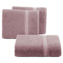 Ręcznik 50x90 Altea pudrowy różowy z ozdobną bordiurą z melanżowym pasem frotte 500 g/m2 Eurofirany Ręcznik 50x90 Altea pudrowy różowy z ozdobną bordiurą z melanżowym pasem frotte 500 g/m2 Eurofirany