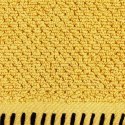 Ręcznik 50x90 Mabel musztardowy z kontrastującym obszyciem krawędzi frotte 500 g/m2 Eurofirany Ręcznik 50x90 Mabel musztardowy z kontrastującym obszyciem krawędzi frotte 500 g/m2 Eurofirany