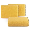 Ręcznik 70x140 Mabel musztardowy z kontrastującym obszyciem krawędzi frotte 500 g/m2 Eurofirany Ręcznik 70x140 Mabel musztardowy z kontrastującym obszyciem krawędzi frotte 500 g/m2 Eurofirany