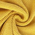 Ręcznik 70x140 Mabel musztardowy z kontrastującym obszyciem krawędzi frotte 500 g/m2 Eurofirany Ręcznik 70x140 Mabel musztardowy z kontrastującym obszyciem krawędzi frotte 500 g/m2 Eurofirany