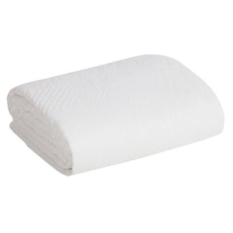 Narzuta dekoracyjna 170x210 Boni 5 biała geometryczna Narzuta dekoracyjna 170x210 Boni 5 biała geometryczna