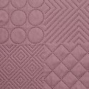 Narzuta dekoracyjna 170x210 Boni 5 różowa geometryczna
