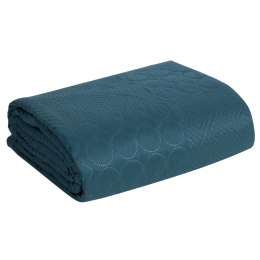 Narzuta dekoracyjna 170x210 Boni 5 turkusowa ciemna geometryczna