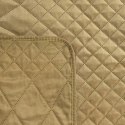 Narzuta dekoracyjna 170x210 Luiz 3 beżowa welurowa geometryczna Narzuta dekoracyjna 170x210 Luiz 3 beżowa welurowa geometryczna