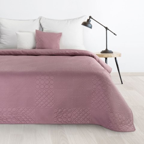 Narzuta dekoracyjna 220x240 Boni 5 różowa geometryczna Narzuta dekoracyjna 220x240 Boni 5 różowa geometryczna