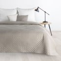 Narzuta dekoracyjna 220x240 Boni 5 srebrna geometryczna Narzuta dekoracyjna 220x240 Boni 5 srebrna geometryczna