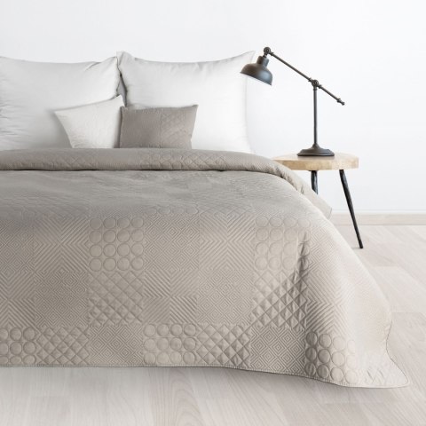 Narzuta dekoracyjna 220x240 Boni 5 srebrna geometryczna Narzuta dekoracyjna 220x240 Boni 5 srebrna geometryczna