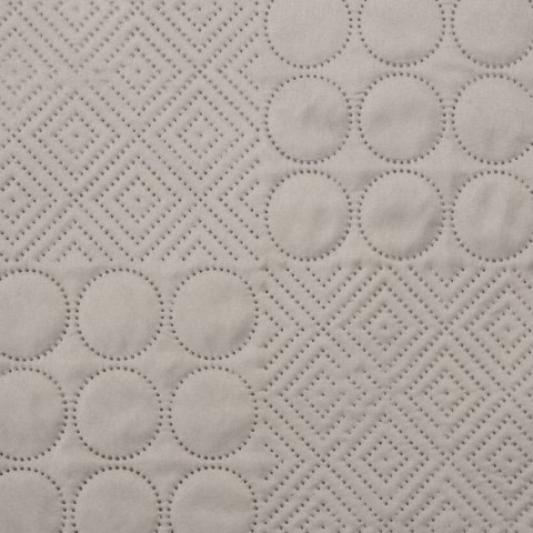 Narzuta dekoracyjna 220x240 Boni 5 srebrna geometryczna Narzuta dekoracyjna 220x240 Boni 5 srebrna geometryczna