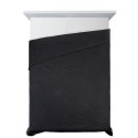 Narzuta dekoracyjna 220x240 Boni 6 czarna liście