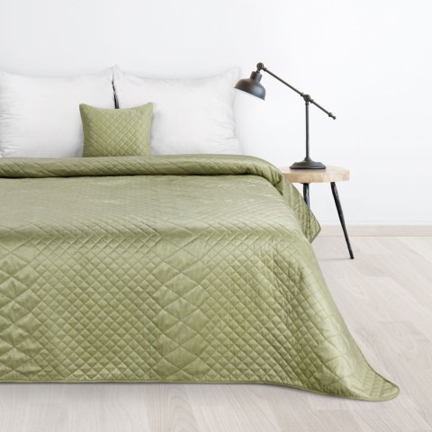 Narzuta dekoracyjna 220x240 Luiz 3 zielona jasna welurowa geometryczna Narzuta dekoracyjna 220x240 Luiz 3 zielona jasna welurowa geometryczna