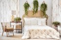 Patera 37x4 Blanca biała złota liście miłorzębu ze szkła artystycznego LIMITED COLLECTION Eurofirany