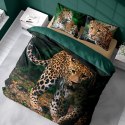 Pościel bawełniana 220x200 gepard zielona 3926 A Holland Natura 100 Pościel bawełniana 220x200 gepard zielona 3926 A Holland Natura 100