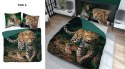 Pościel bawełniana 220x200 gepard zielona 3926 A Holland Natura 100 Pościel bawełniana 220x200 gepard zielona 3926 A Holland Natura 100