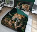 Pościel bawełniana 220x200 gepard zielona 3926 A Holland Natura 100 Pościel bawełniana 220x200 gepard zielona 3926 A Holland Natura 100