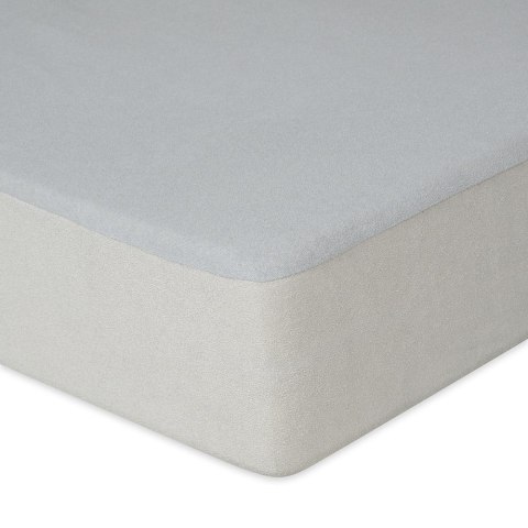Prześcieradło nieprzemakalne 160x200 42 szare frotte z gumką oddychające ochronne podkład Prześcieradło nieprzemakalne 160x200 42 szare frotte z gumką oddychające ochronne podkład